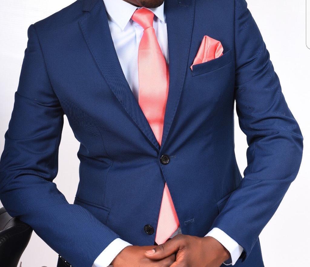 Slim Fit 2piece Navy Suit