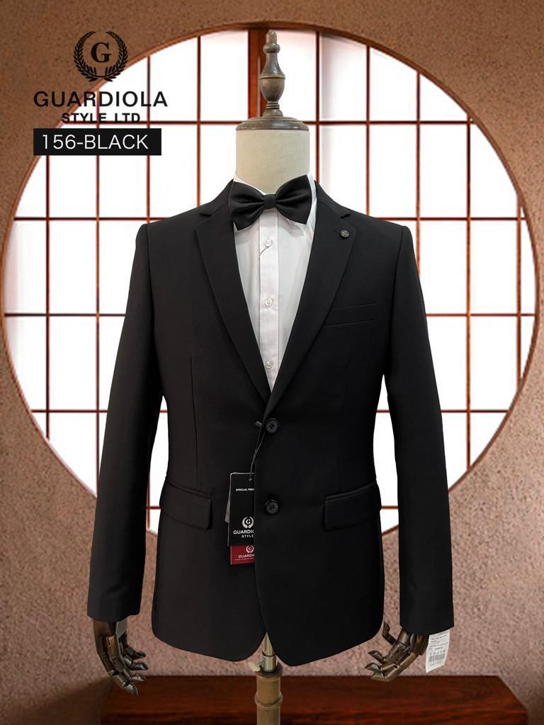 Slim Fit 2piece Black Suit