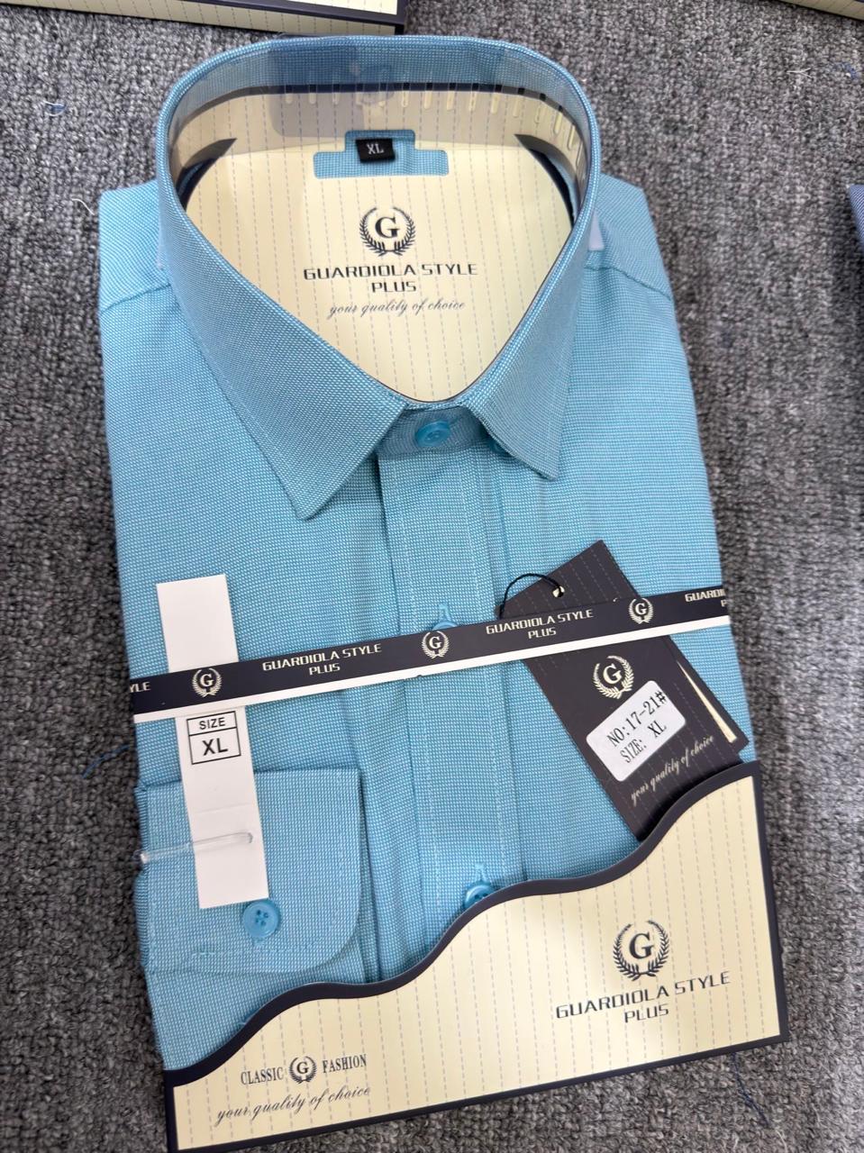 light green Guardiola plus shirt