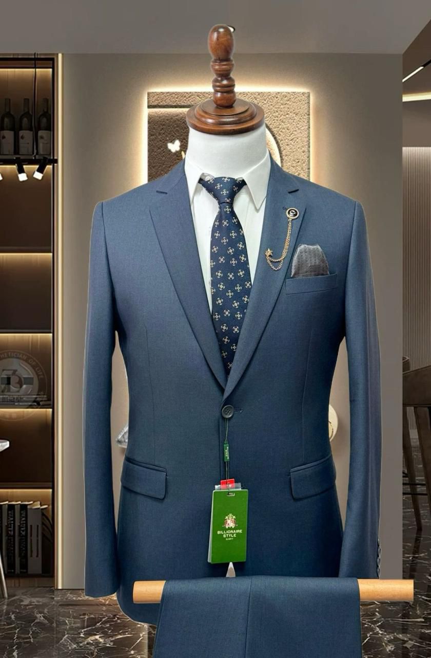 Billionaire 2 Piece Dark Grey Suit