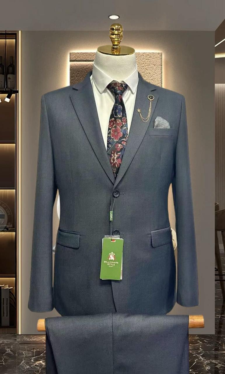 Billionaire 2 Piece Grey Suit