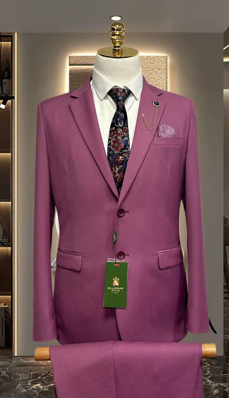 Billionaire 2 Piece Pink Suit