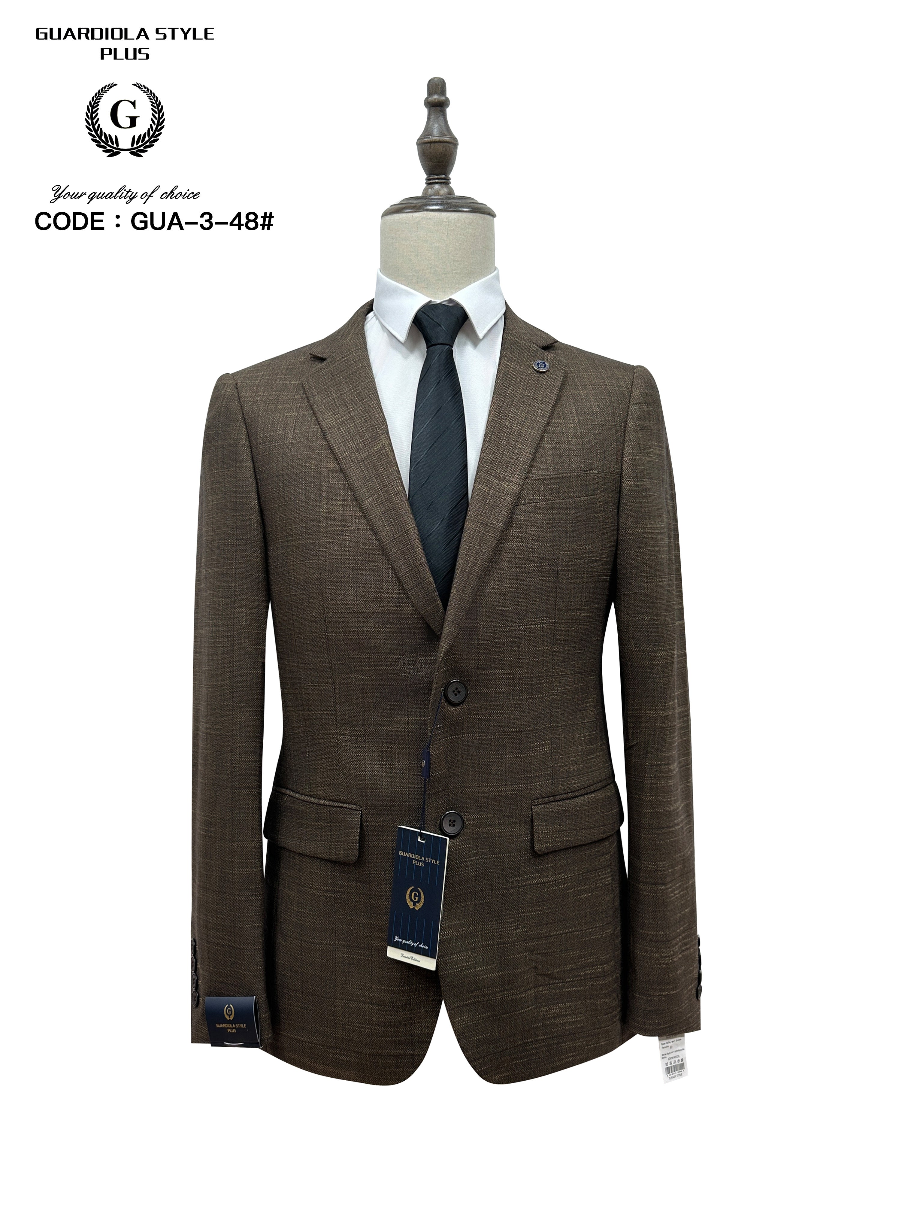 Coffee Brown 3-48# Blazer