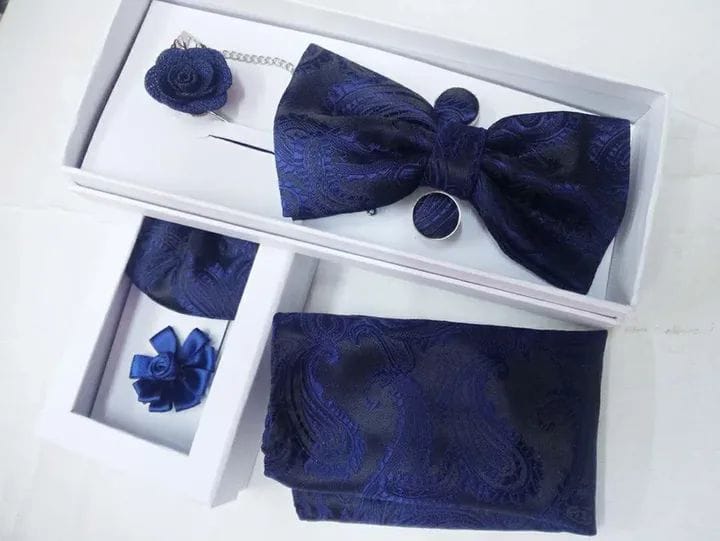 Classic Blue Bow Tie