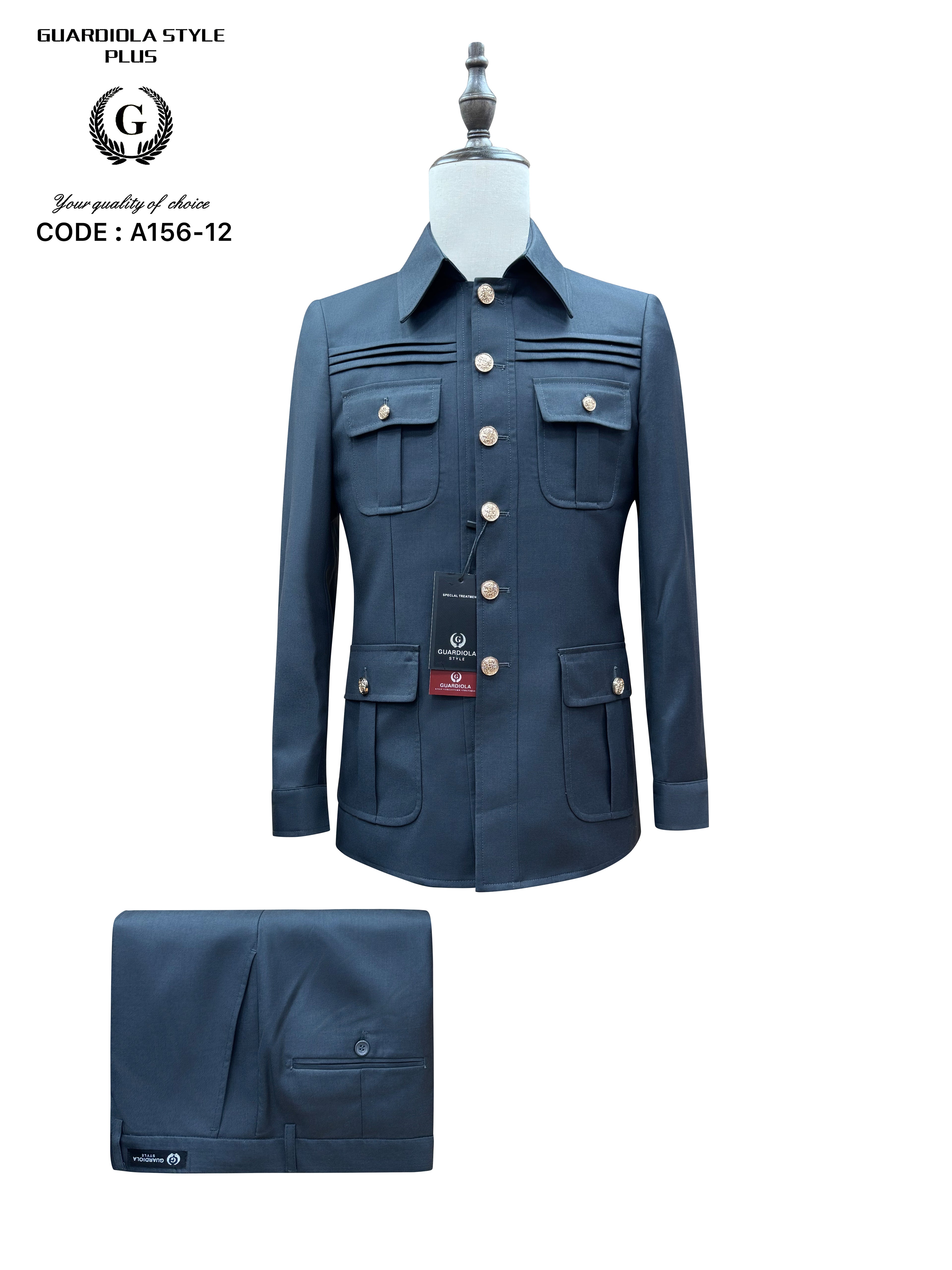 dark-teal-a-156-12 Kaunda Suit