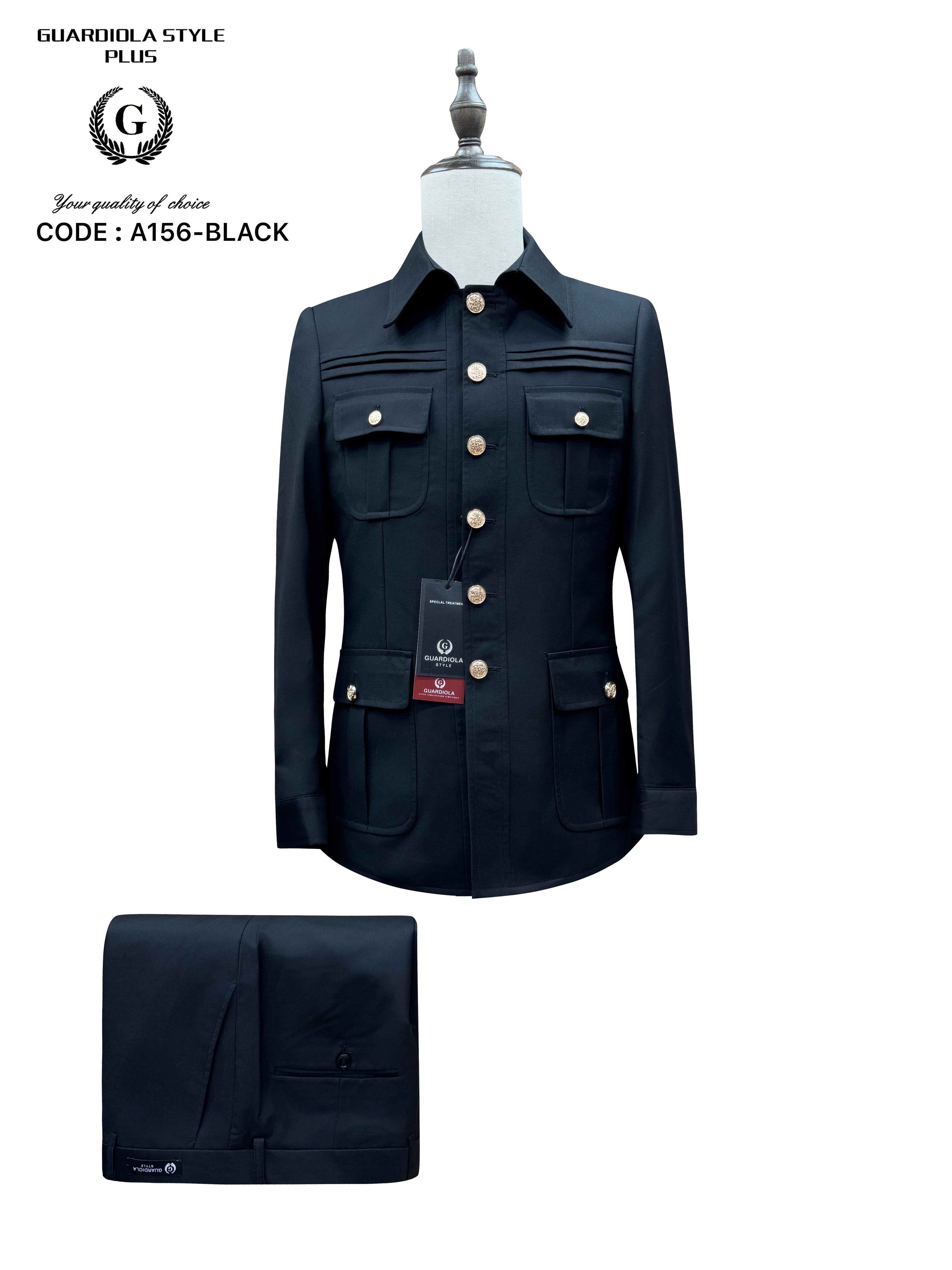 black-a-156 Kaunda Suit