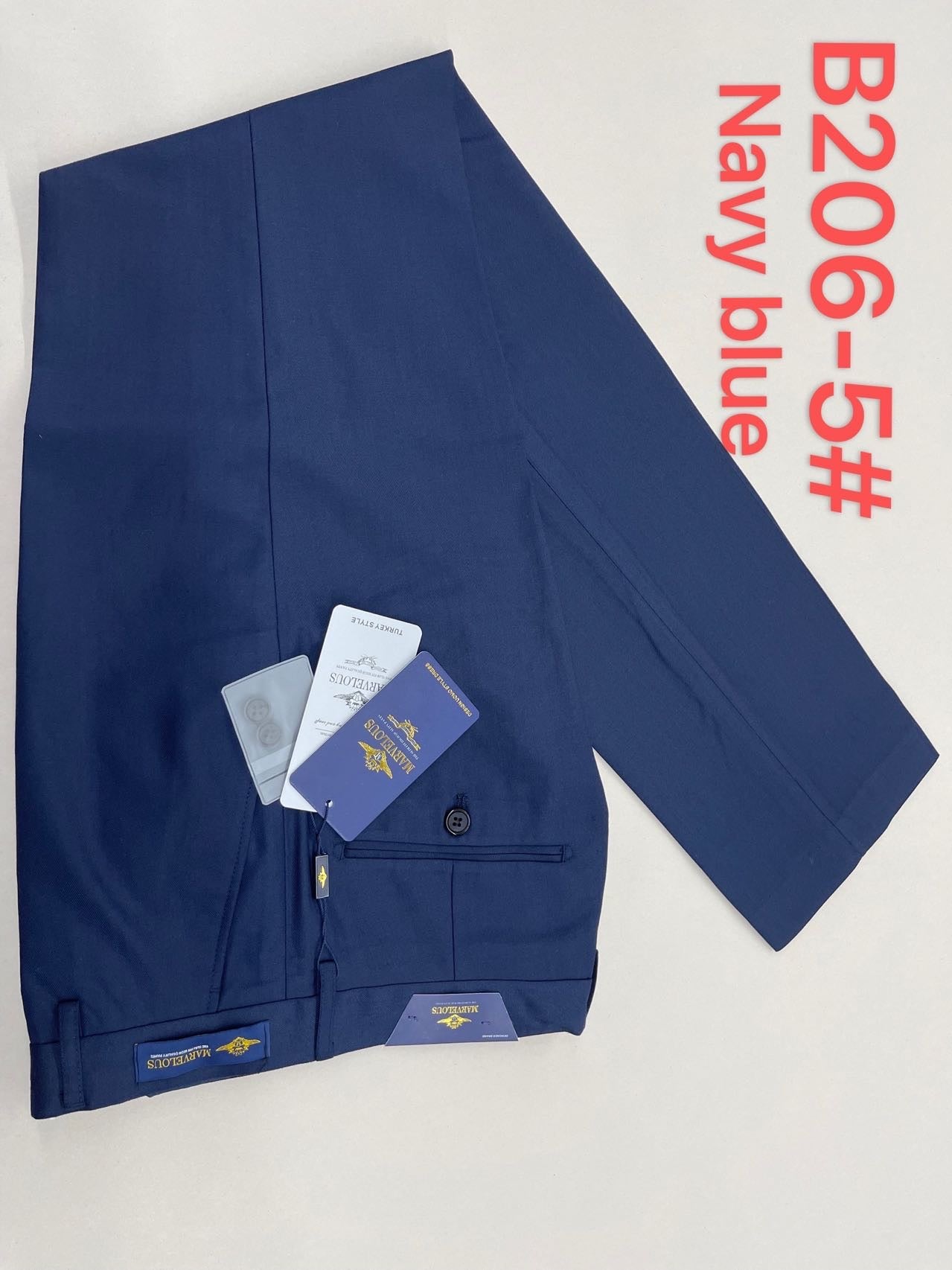 Marvelous B206-5 Navy Trousers