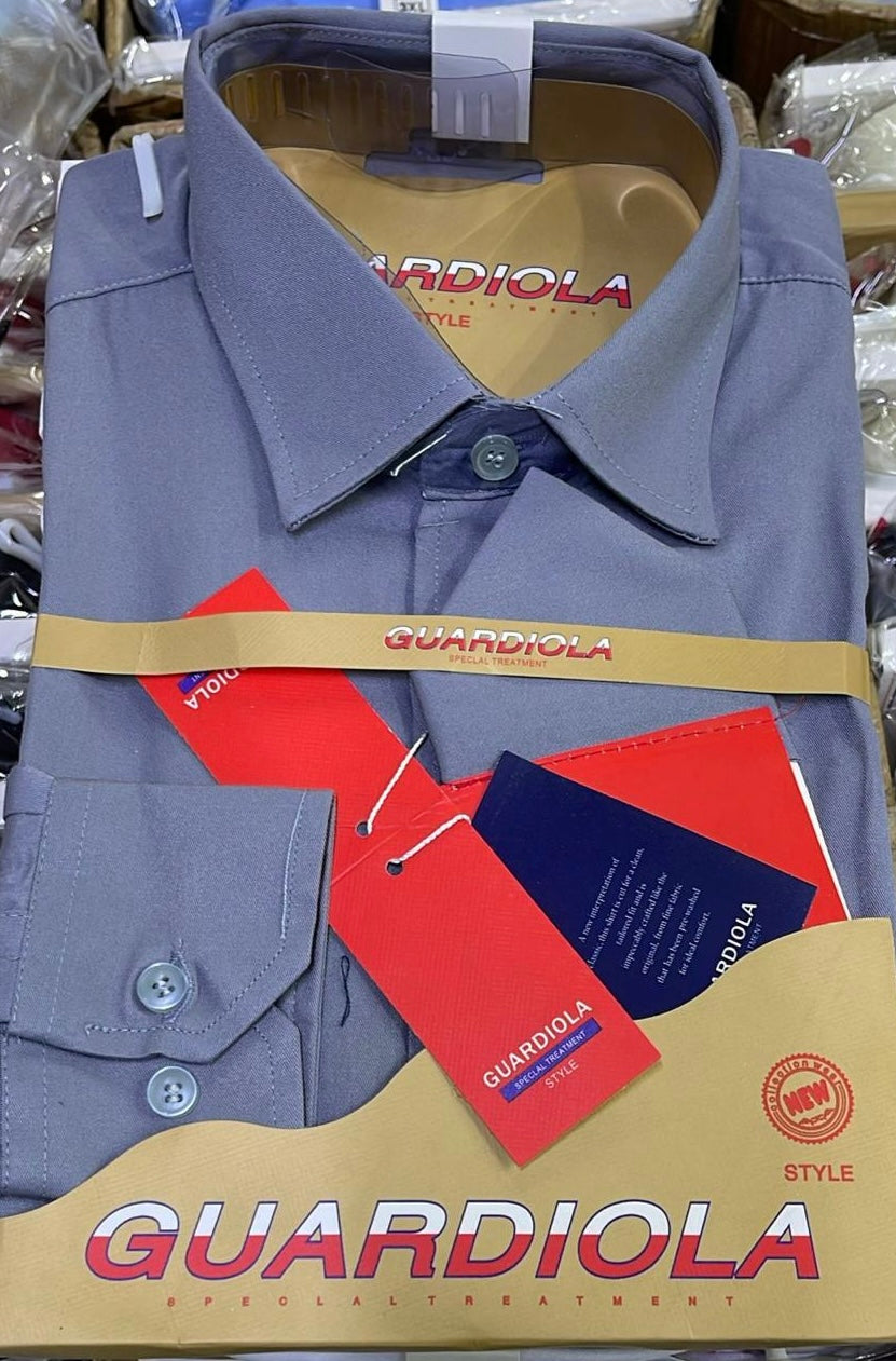 Guardiola Plain Grey Shirt