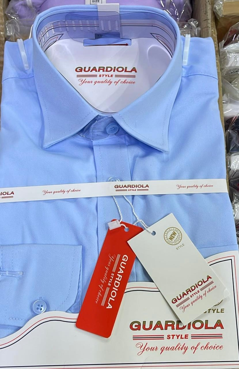Guardiola Plain Light Blue Shirt